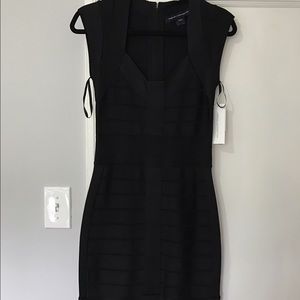 French Connection black bandage dress size 6